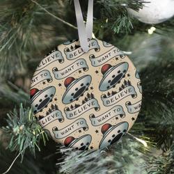I Want to Believe (Old School Tattoo) Ornament Perfect And Unique Gifts For Family On Christmas