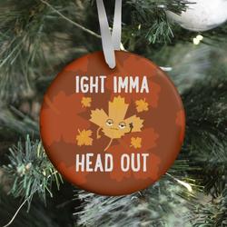 Movie Music Ight Imma Head Out Leaf Ornament Perfect And Unique Gifts For Family On Christmas Holiday