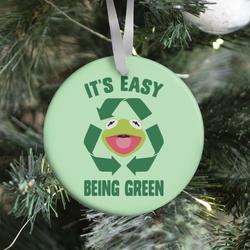 It's Easy Being Green Recycling Kermit Ornament Perfect And Unique Gifts For Family On Christmas