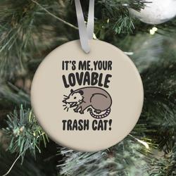 It's Me Your Lovable Trash Cat Ornament Perfect And Unique Gifts For Family On Christmas Holiday