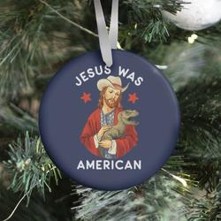 Movie Music Jesus Was American Ornament Perfect And Unique Gifts For Family On Christmas Holiday