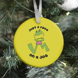 Movie Music Just a Frog on a Jog Ornament Perfect And Unique Gifts For Family On Christmas Holiday