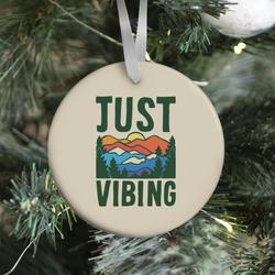 Movie Music Just Vibing Mountains Ornament Perfect And Unique Gifts For Family On Christmas Holiday