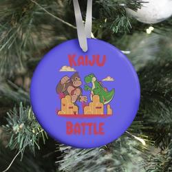 Movie Music Kaiju Battle Ornament Perfect And Unique Gifts For Family On Christmas Holiday