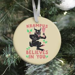 Movie Music Krampus Believes in You Ornament Perfect And Unique Gifts For Family On Christmas Holiday