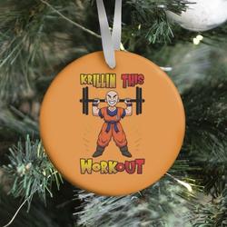 Movie Music Krillin This Workout Ornament Perfect And Unique Gifts For Family On Christmas Holiday