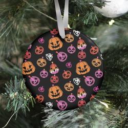 Lesbian Pride Jack-o'-Lanterns Pattern Ornament Perfect And Unique Gifts For Family On Christmas