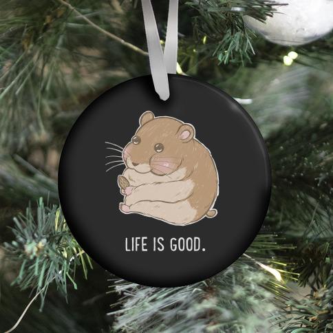 Movie Music Life Is Good. Ornament Perfect And Unique Gifts For Family On Christmas Holiday