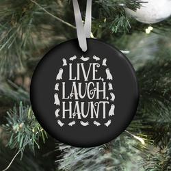 Movie Music Live Laugh Haunt Ornament Perfect And Unique Gifts For Family On Christmas Holiday