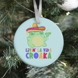 Movie Music Livin' La Vida Croaka Ornament Perfect And Unique Gifts For Family On Christmas Holiday