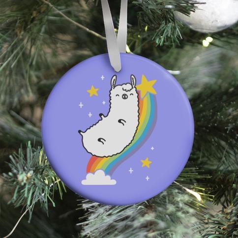 Movie Music Llama On A Rainbow Ornament Perfect And Unique Gifts For Family On Christmas Holiday