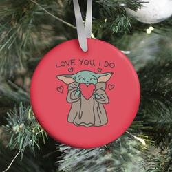 Love You, I Do Baby Yoda Ornament Perfect And Unique Gifts For Family On Christmas Holiday