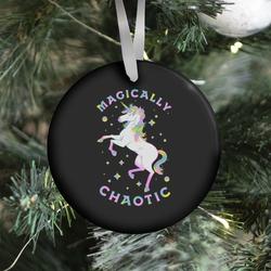 Magically Chaotic Unicorn Ornament Perfect And Unique Gifts For Family On Christmas Holiday