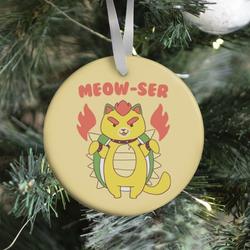Movie Music Meow-ser Bowser Ornament Perfect And Unique Gifts For Family On Christmas Holiday