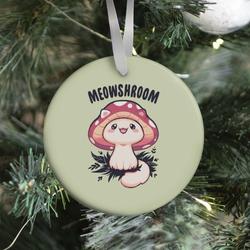 Movie Music Meowshroom Ornament Perfect And Unique Gifts For Family On Christmas Holiday Birthday