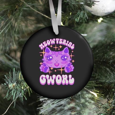 Movie Music Meowterial Gworl Ornament Perfect And Unique Gifts For Family On Christmas Holiday