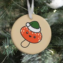 Merry Christmush Mushrooms Ornament Perfect And Unique Gifts For Family On Christmas Holiday