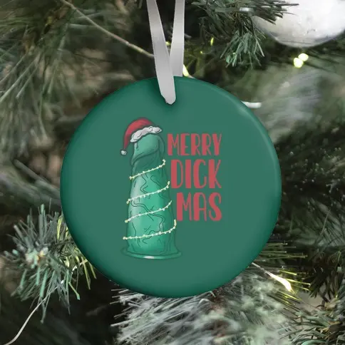 Movie Music Merry Dickmas Ornament Perfect And Unique Gifts For Family On Christmas Holiday