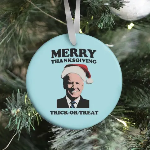 Merry Thanksgiving, Trick or Treat Ornament Perfect And Unique Gifts For Family On Christmas