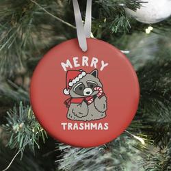 Movie Music Merry Trashmas Raccoon Ornament Perfect And Unique Gifts For Family On Christmas Holiday