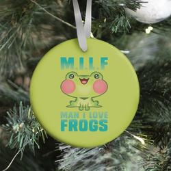 Movie Music MILF Man I Love Frogs Ornament Perfect And Unique Gifts For Family On Christmas Holiday