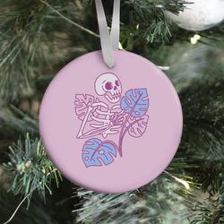 Movie Music Monstera Skeleton Ornament Perfect And Unique Gifts For Family On Christmas Holiday