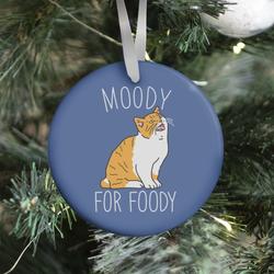 Movie Music Moody For Foody Cat Ornament Perfect And Unique Gifts For Family On Christmas Holiday