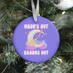 Movie Music Moon's Out Brooms Out Ornament Perfect And Unique Gifts For Family On Christmas Holiday