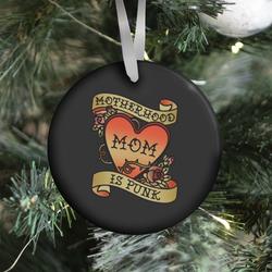 Movie Music Motherhood Is Punk Ornament Perfect And Unique Gifts For Family On Christmas Holiday