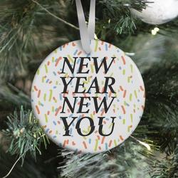 New Year New You Parody White Print Ornament Perfect And Unique Gifts For Family On Christmas