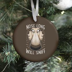 Movie Music Nose Long, Will Sniff Ornament Perfect And Unique Gifts For Family On Christmas Holiday