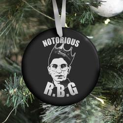 Notorious RBG (Ruth Bader Ginsburg) Ornament Perfect And Unique Gifts For Family On Christmas