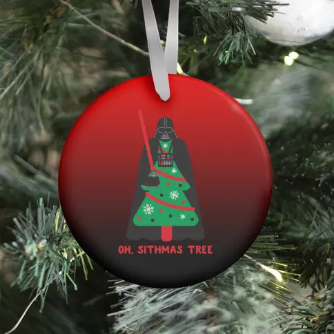 Movie Music Oh, Sithmas Tree Ornament Perfect And Unique Gifts For Family On Christmas Holiday