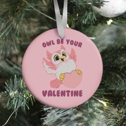 Movie Music Owl Be Your Valentine! Ornament Perfect And Unique Gifts For Family On Christmas Holiday
