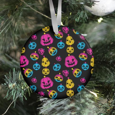 Pansexual Pride Jack-o'-Lanterns Pattern Ornament Perfect And Unique Gifts For Family On Christmas