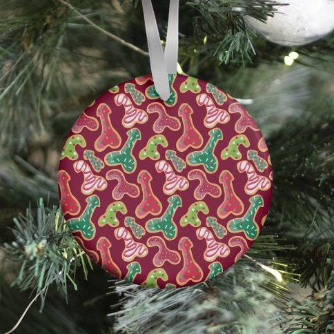 Penis Christmas Cookies Pattern Ornament Perfect And Unique Gifts For Family On Christmas Holiday