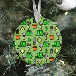 Pixel Gardening Tool Pattern Ornament Perfect And Unique Gifts For Family On Christmas Holiday