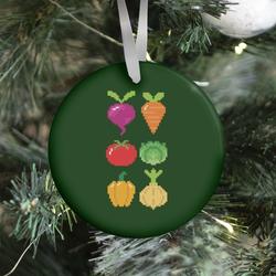 Movie Music Pixel Vegetable Pattern Ornament Perfect And Unique Gifts For Family On Christmas Holiday