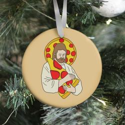 Movie Music Pizza Jesus Ornament Perfect And Unique Gifts For Family On Christmas Holiday Birthday