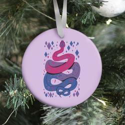 Movie Music Pride Snakes: bi Ornament Perfect And Unique Gifts For Family On Christmas Holiday