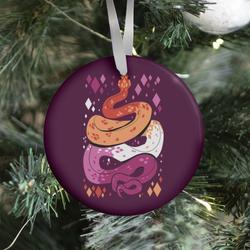Movie Music Pride Snakes: Lesbian Ornament Perfect And Unique Gifts For Family On Christmas Holiday
