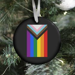 Movie Music Progress Pride Flag Ornament Perfect And Unique Gifts For Family On Christmas Holiday