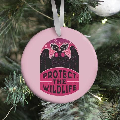 Protect the Wildlife (Mothman) Ornament Perfect And Unique Gifts For Family On Christmas Holiday