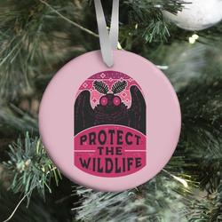 Protect the Wildlife (Mothman) Ornament Perfect And Unique Gifts For Family On Christmas Holiday