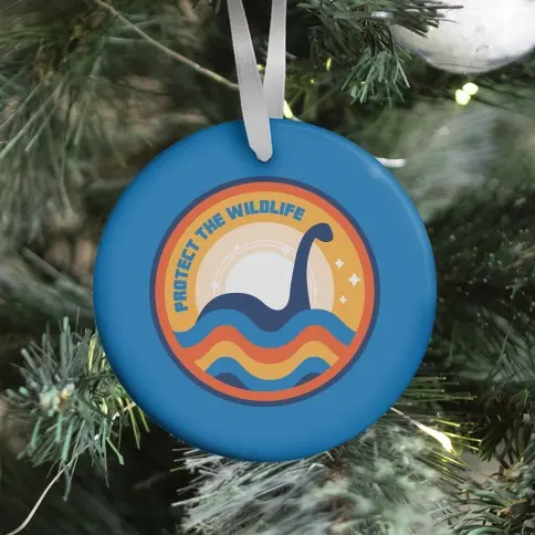 Protect The Wildlife - Nessie, Loch Ness Monster Ornament Perfect And Unique Gifts For Family On Christmas