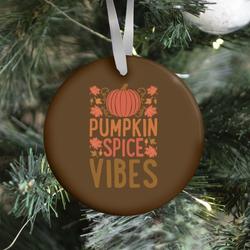 Movie Music Pumpkin Spice Vibes Ornament Perfect And Unique Gifts For Family On Christmas Holiday