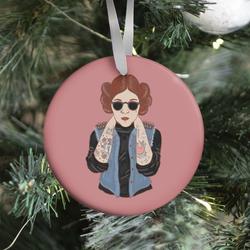 Movie Music Punk Leia Parody Ornament Perfect And Unique Gifts For Family On Christmas Holiday