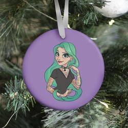 Movie Music Punk Rapunzel Ornament Perfect And Unique Gifts For Family On Christmas Holiday