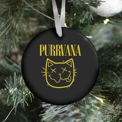 Movie Music Purrvana Ornament Perfect And Unique Gifts For Family On Christmas Holiday Birthday