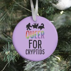 Movie Music Queer for Cryptids Ornament Perfect And Unique Gifts For Family On Christmas Holiday